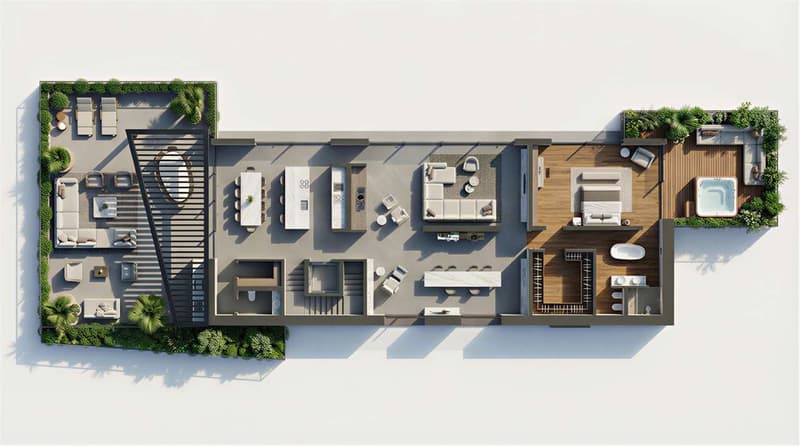 Terrain constructible avec villa existante à rénover (9)