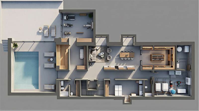 Terrain constructible avec villa existante à rénover (10)