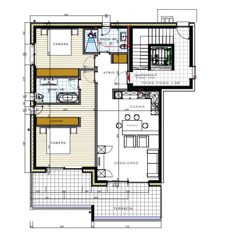 Résidence de prestige à Comano, appartement 3.5 pièces avec jardin à vendre (3)