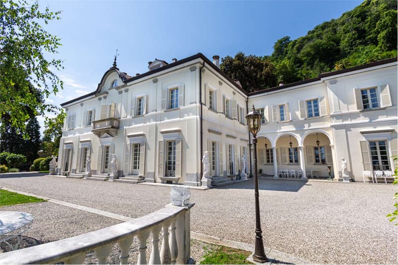 Villa Imperiale am Lago Maggiore mit historischem Park und privater Strand (5)