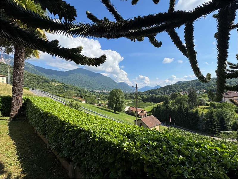 Villa unifamiliare con vista lago avvolta nel verde a Cagiallo in Val (7)