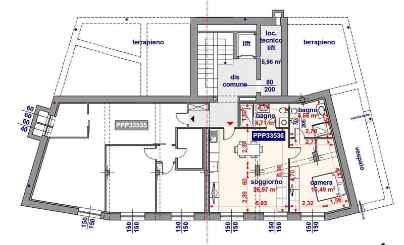 Appartamento 2.5 locali ristrutturato a nuovo Lugano centro (2)