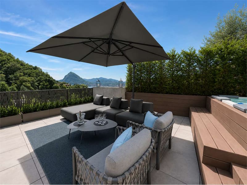 Appartamento di recente costruzione di 5.5 locali a Lugano vista lago (6)