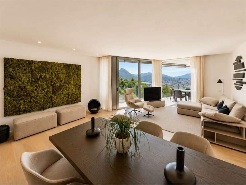 Appartamento di recente costruzione di 5.5 locali a Lugano vista lago (3)