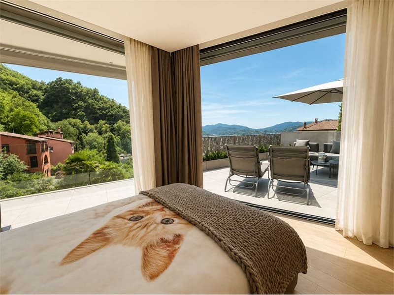 Appartamento di recente costruzione di 5.5 locali a Lugano vista lago (12)