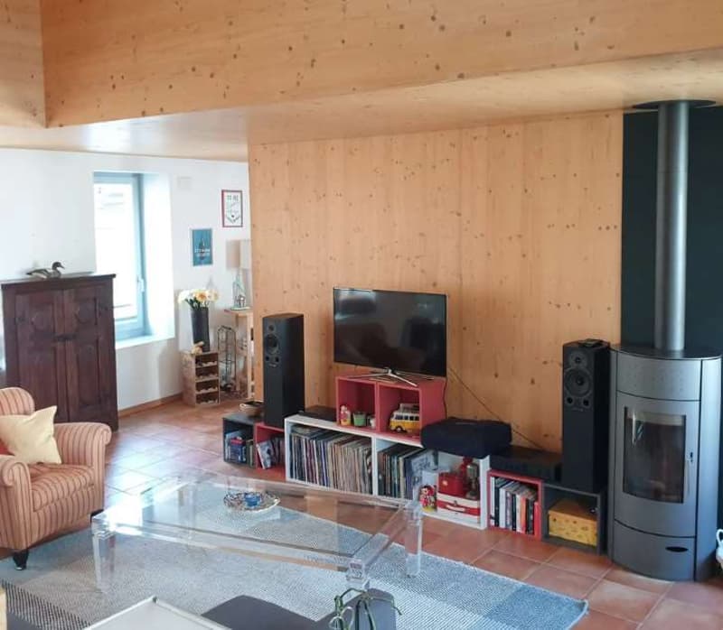 Affascinante casa Loft in affitto a Barbengo - 112 m², giardino e post (2)