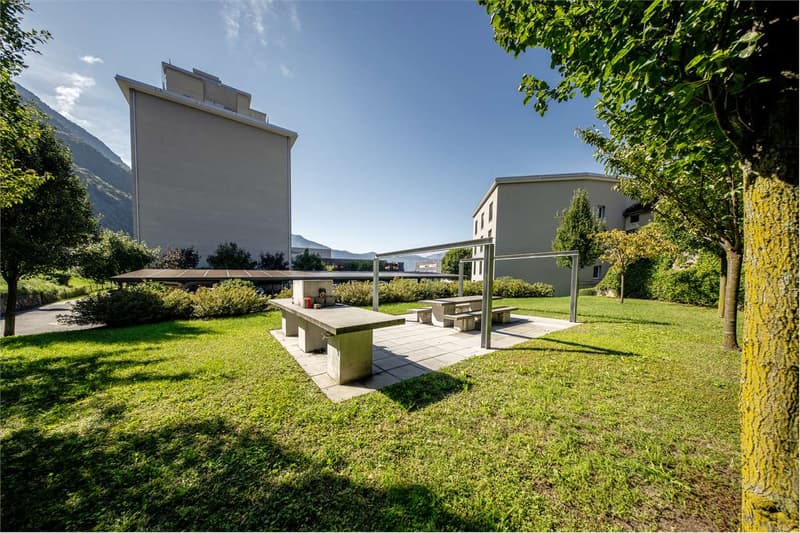2,5 locali moderno con piscina e vista Alpi - Arbedo (7)