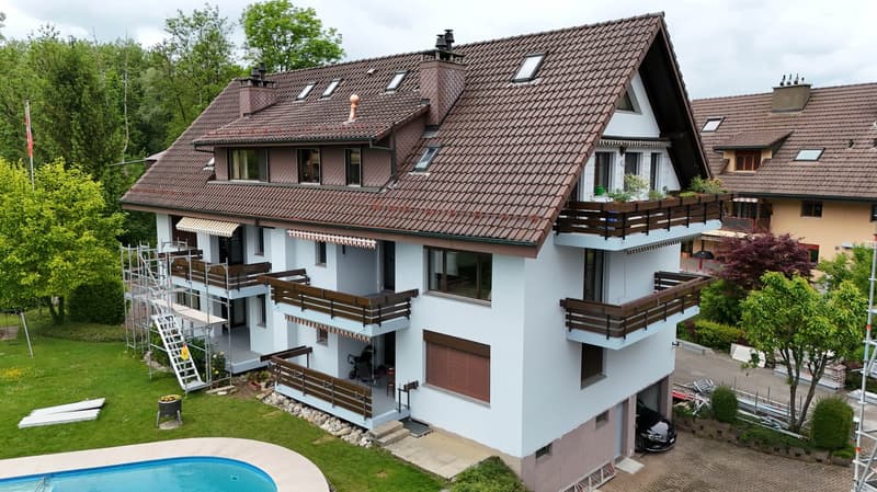 Charming 3-room apartment with community pool/sauna and garage in Dotzigen (3)
