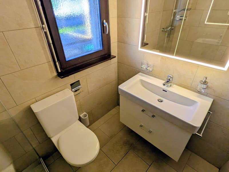 Charmante renovierte 4-Zimmer-Wohnung mit Gemeinschaftspool/Sauna und Garage in Dotzigen (8)