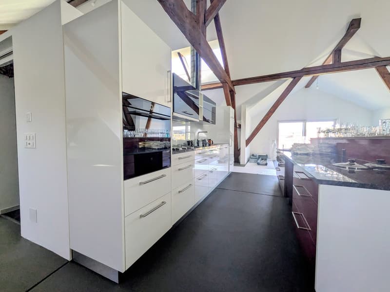 Einzigartiges Loft in historischem Gebäude in Hindelbank 227m2 inkl. 2 EH Plätze (3)