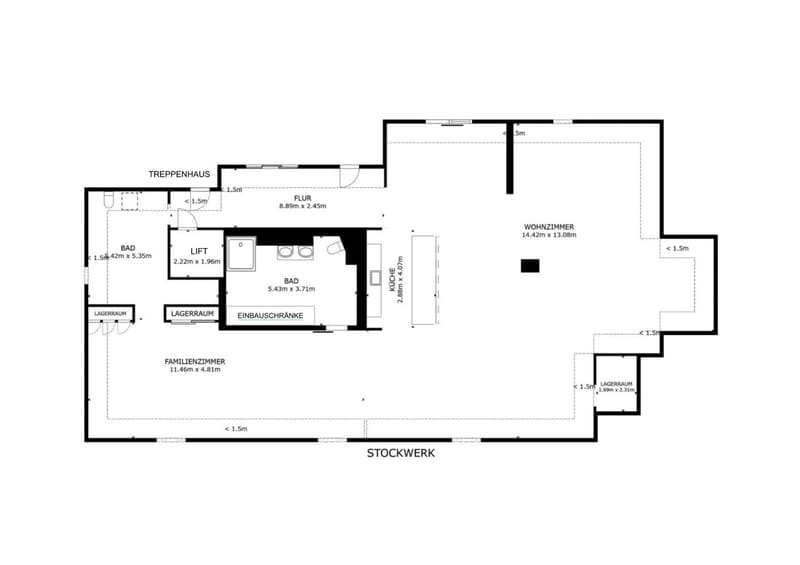 Einzigartiges Loft in historischem Gebäude in Hindelbank 227m2 inkl. 2 EH Plätze (22)