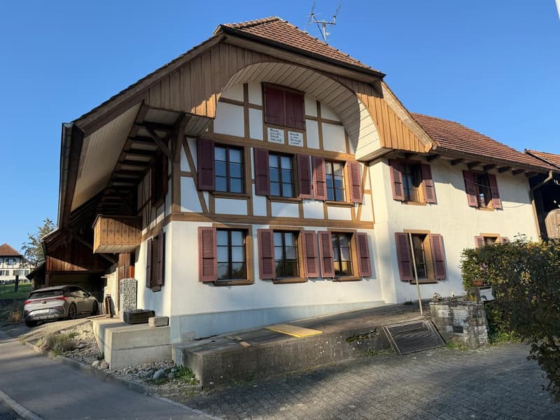 Charmantes Bauernhaus mit Garage und grossem Garten in Mühledorf SO (1)