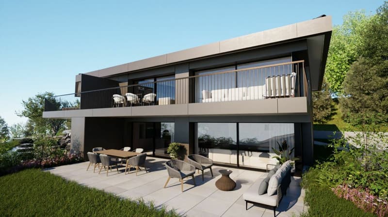Superbe appartement de 4.5 pièces avec grand jardin et dégagement sur le Léman (3)