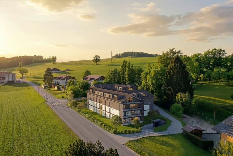 Bell'appartamento di 3.5 locali - ideale per investimenti - in piena campagna (9)