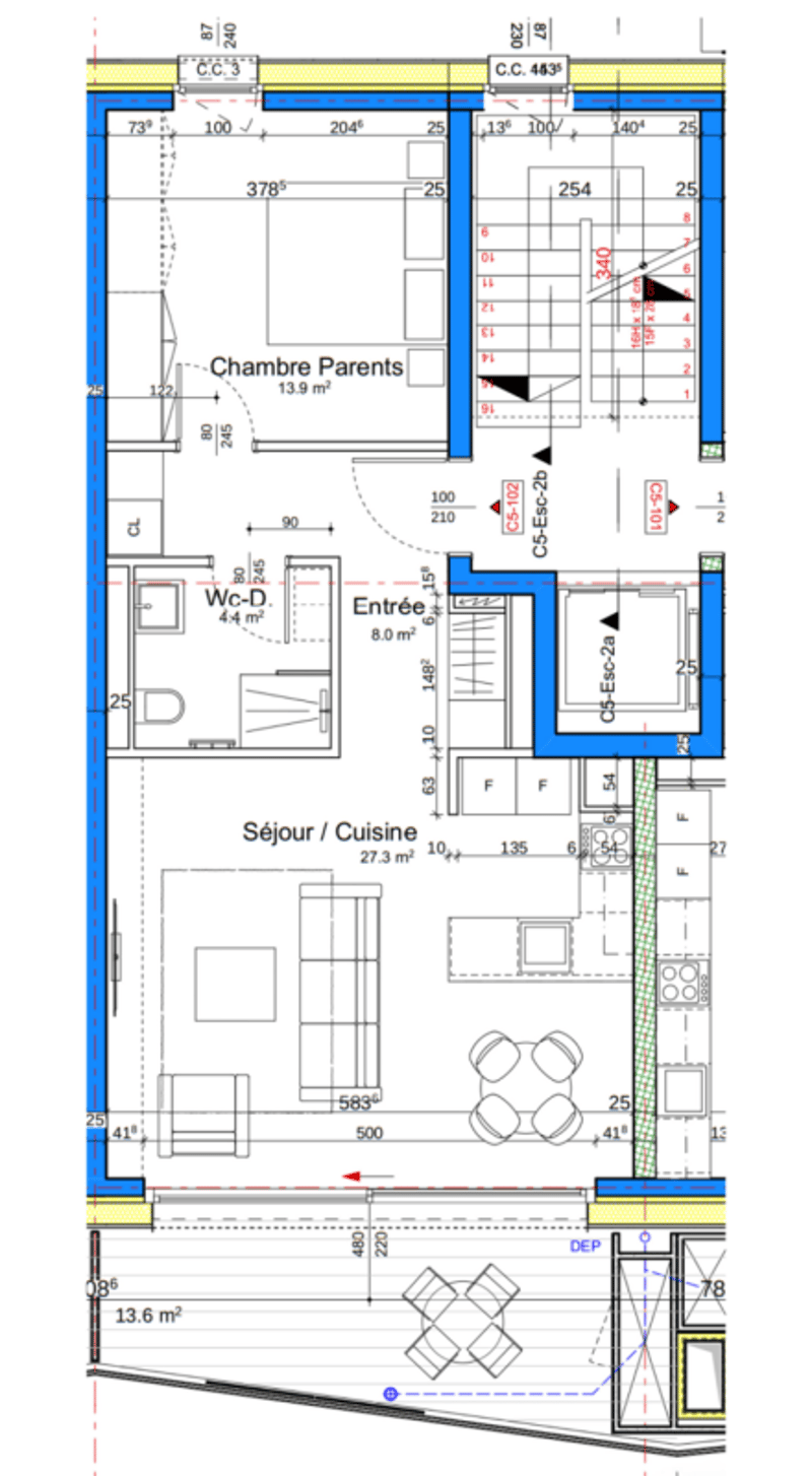 Schönes 2.5-Zimmer-Wohnung im 1. Stock mit freier Sicht (11)