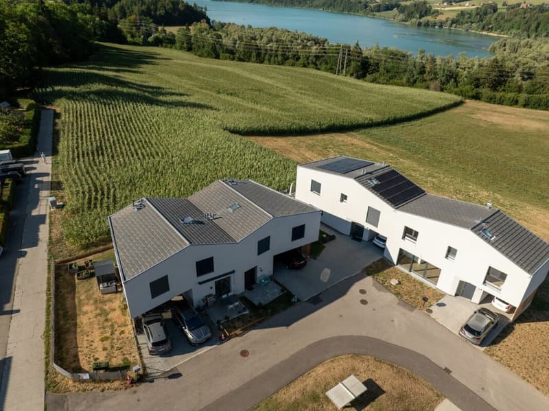 Très belle villa de 4,5 pièces avec vue sur les montagnes et le lac de la Gruyère ( B1.2 ) (1)