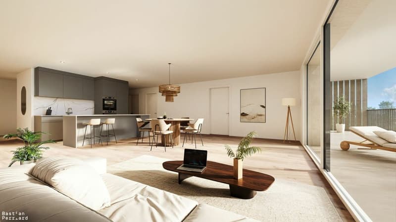 Superbe attique de 3.5 pièces avec grand balcon (4)