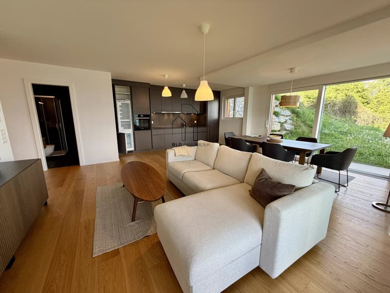 Beautiful new apartment with garden and view of the Rhone Valley (3)