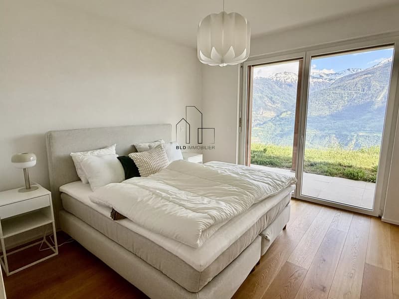 Beautiful new apartment with garden and view of the Rhone Valley (6)