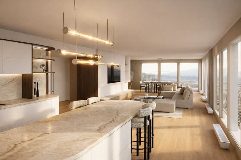 Unique penthouse with rooftop and swimming pool and amazing view on the lake and the Jet d’Eau (2)