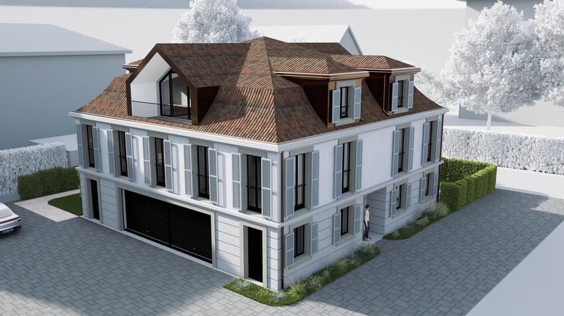 Chantier ouvert_2 Townhouses d’exception au cœur de Nyon, à deux pas du lac (Dernière disponible) (1)