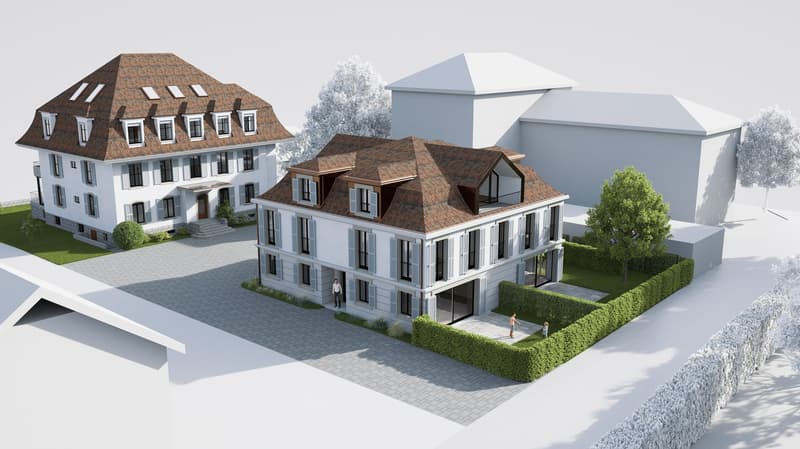 Chantier ouvert_2 Townhouses d’exception au cœur de Nyon, à deux pas du lac (Dernière disponible) (3)