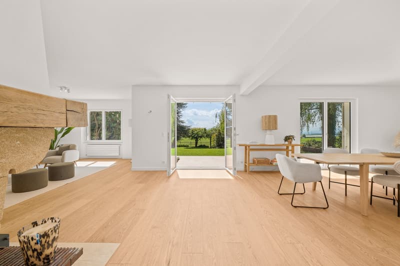 Magnifique villa individuelle rénovée avec vue panoramique à 5 minutes de Nyon (3)