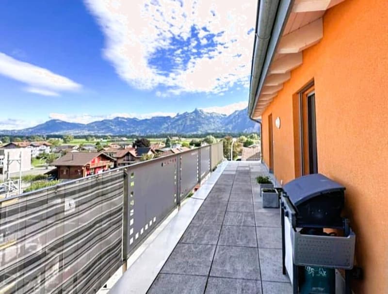 Les Evouettes (VS) - 4 rooms in attic between valley and mountains (4)