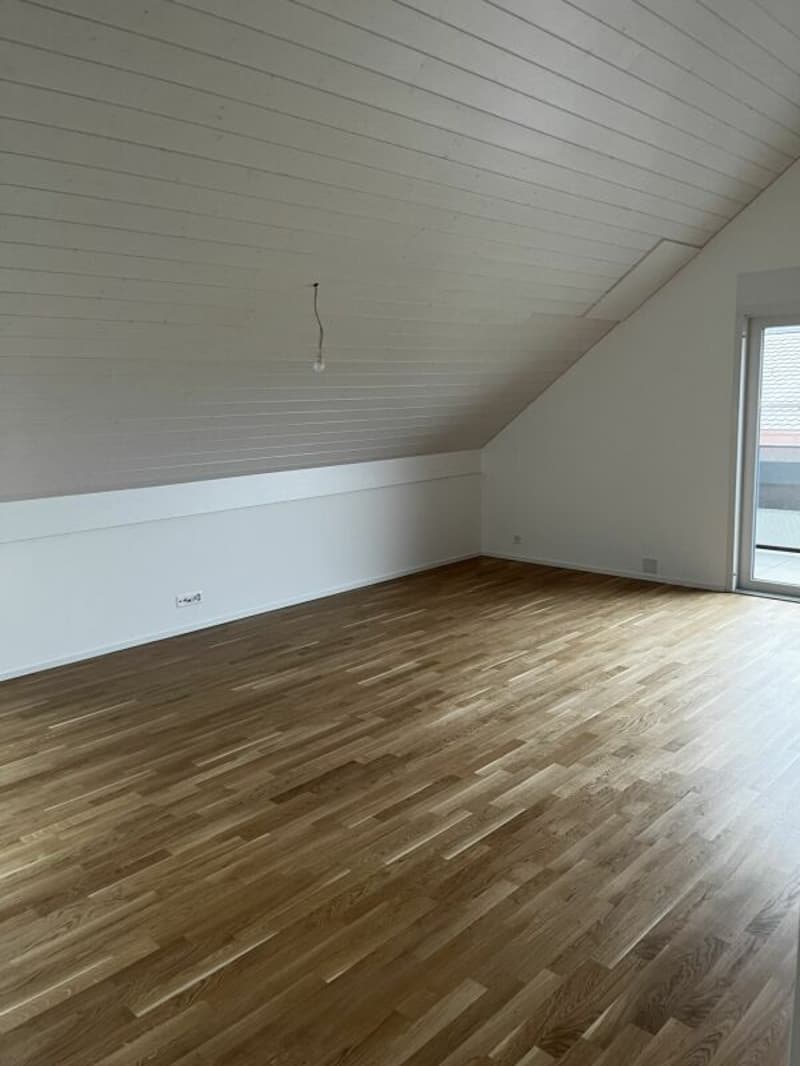 3.5 pièces dans les combles avec balcon et vue dégagée (7)