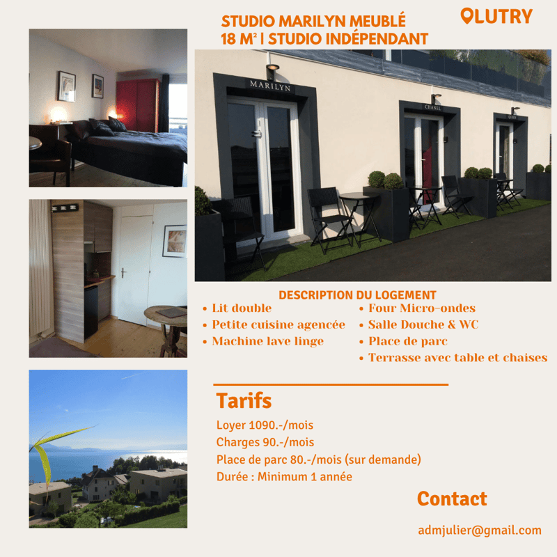 Moderne Studio mit Terrasse in La Conversion (1)