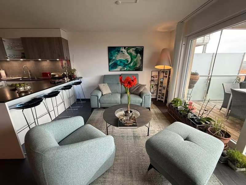Magnifique appartement de 4 pièces meublé à louer à Bassins (4)