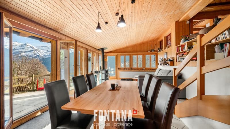 Chalet attiguo di 6 locali con suite principale (9)