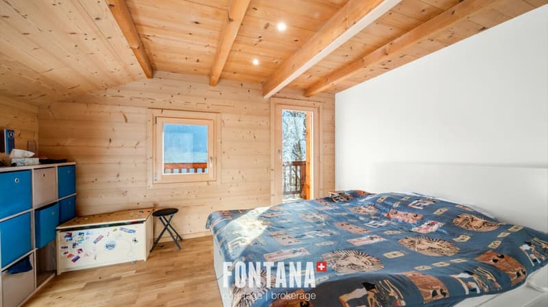 Chalet attiguo di 6 locali con suite principale (7)
