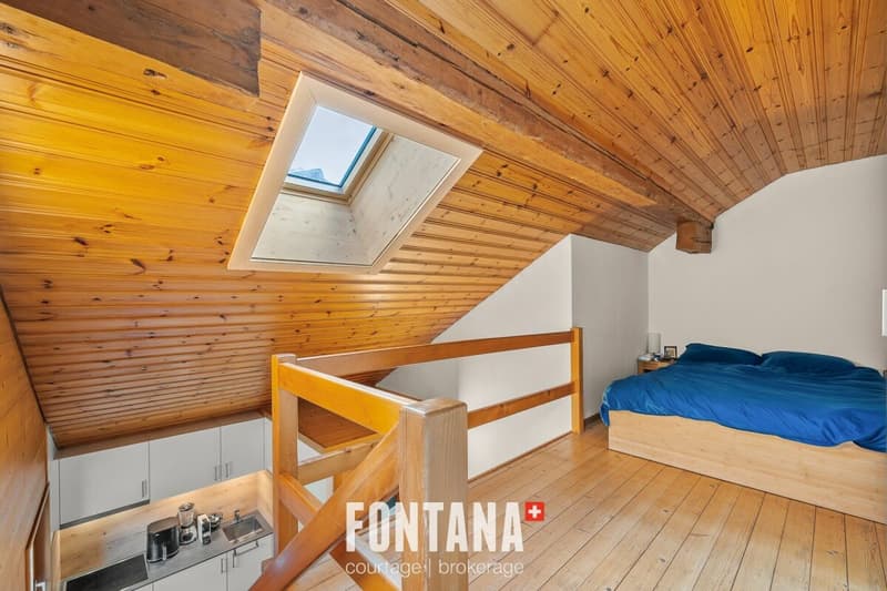 Chalet PPE L'Étoile Studio con soppalco Lot 4 (4)