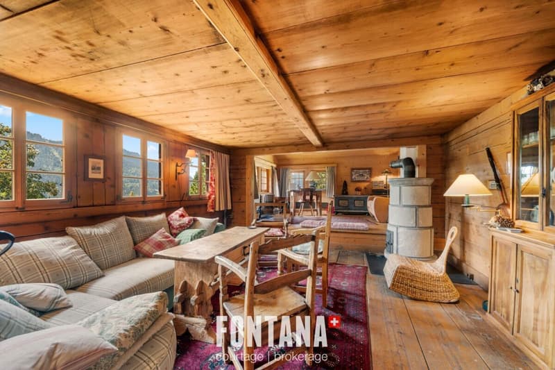 CHALET AUTHENTIQUE DE 1840 - LES DIABLERETS (8)