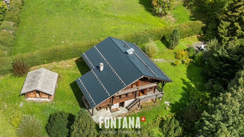CHALET AUTHENTIQUE DE 1840 - LES DIABLERETS (42)