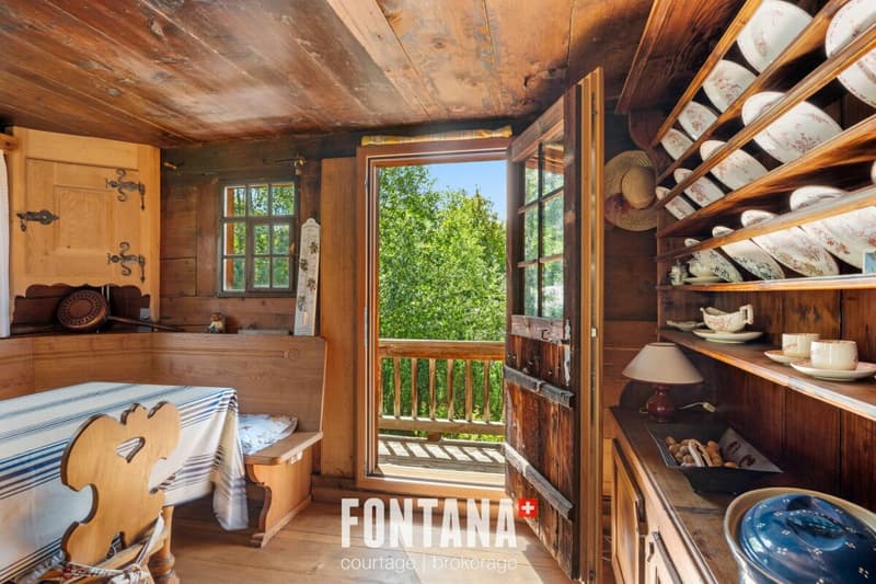 CHALET AUTHENTIQUE DE 1840 - LES DIABLERETS (6)