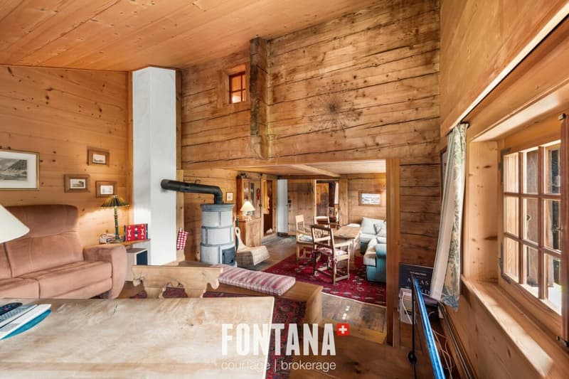 CHALET AUTHENTIQUE DE 1840 - LES DIABLERETS (10)