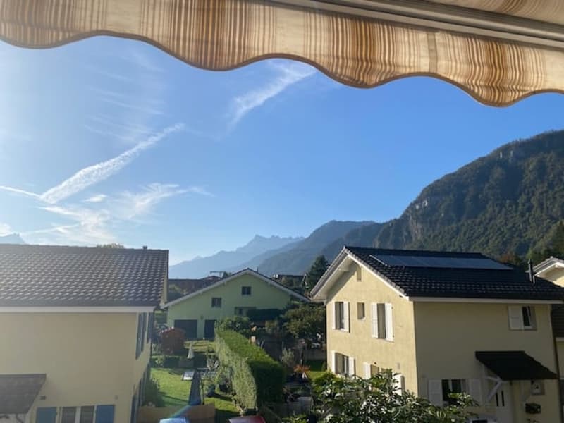 Appartamento luminoso di 3 locali con balcone e vista sulle montagne a Vouvry (6)