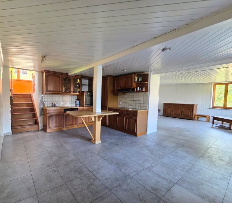 Altes individuelles Charakterhaus mit 2 Wohnungen & 1 Studio in Bex (8)
