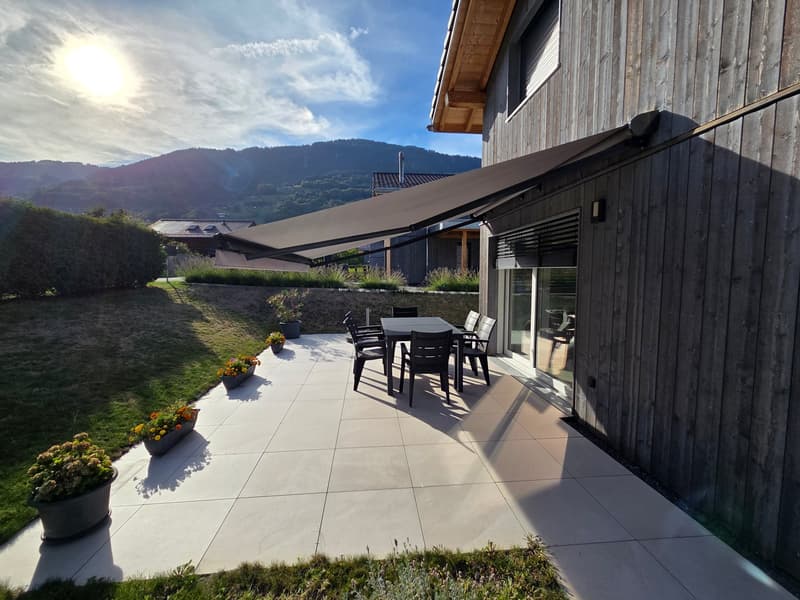 Maison individuelle moderne de 5.5 pièces à Choëx avec vue panoramique sur les montagnes (3)