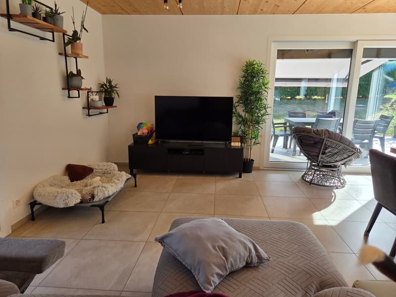 Maison individuelle moderne de 5.5 pièces à Choëx avec vue panoramique sur les montagnes (7)
