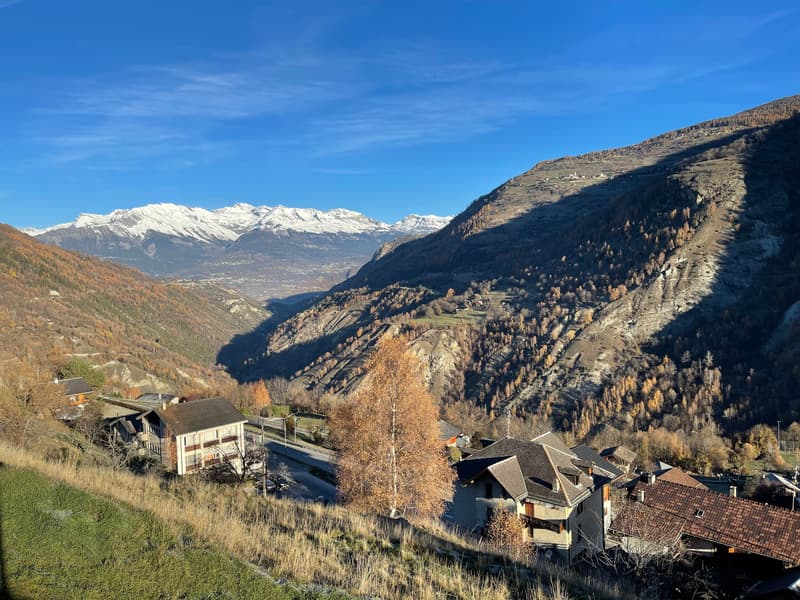 Riservato: terreno di 1047 m2 con vista sulle montagne e la valle nel Val d'Hérens (6)