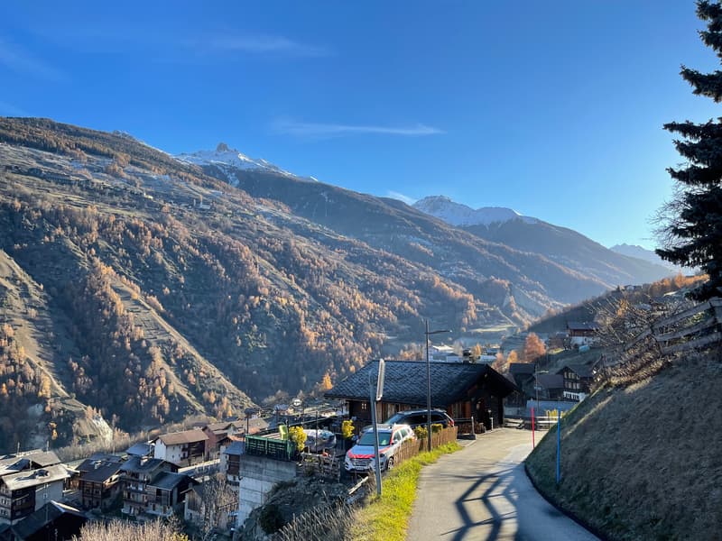 Riservato: terreno di 1047 m2 con vista sulle montagne e la valle nel Val d'Hérens (4)