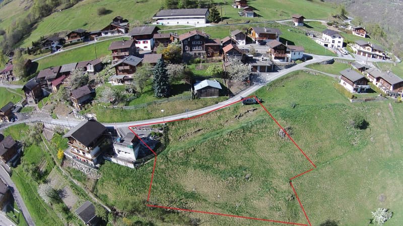 Riservato: terreno di 1047 m2 con vista sulle montagne e la valle nel Val d'Hérens (10)