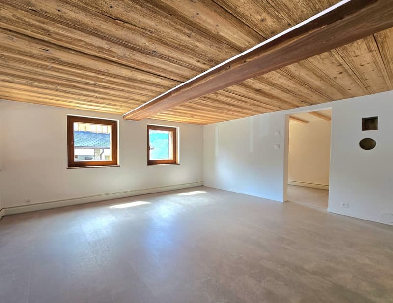 Charming 2.5-room apartment completely renovated in St-Martin (Val d'Hérens) (1)