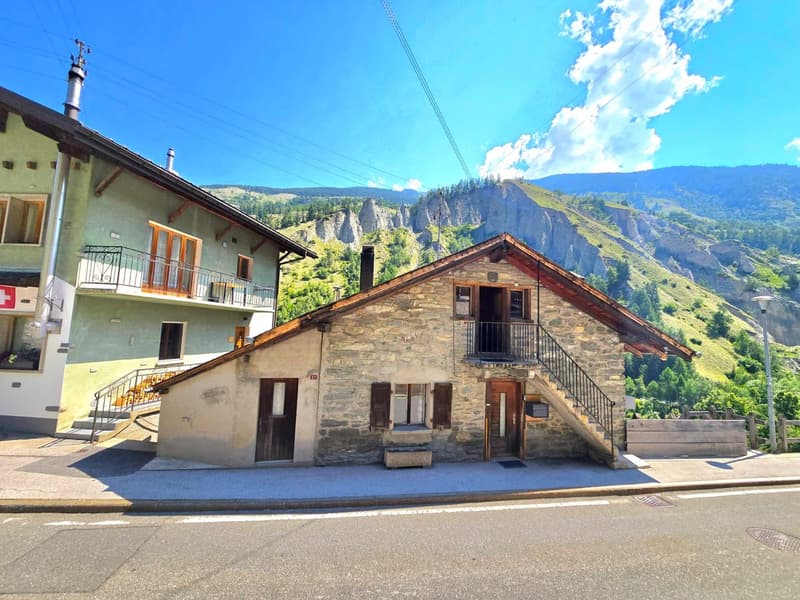 Wohnungen zur Renovierung und Zusammenlegung in einem authentischen Dorfhaus, Val d’Hérens (22)