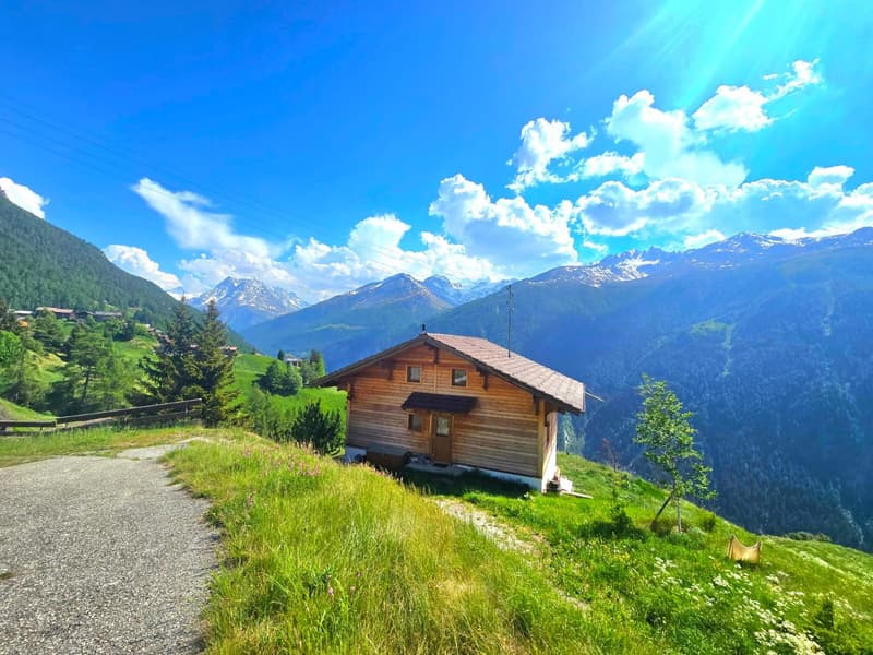 Appartement rénové avec terrasse, vue imprenable et plein soleil à Eison (St-Martin) Val d’Hérens (19)