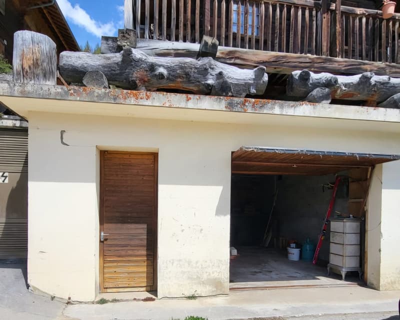 Charmant appartement à Eison (Val d’Hérens) avec vue, grand jardin et garage (19)