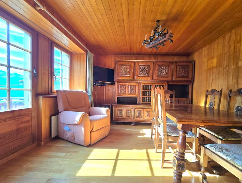 Charmant appartement à Eison (Val d’Hérens) avec vue, grand jardin et garage (3)